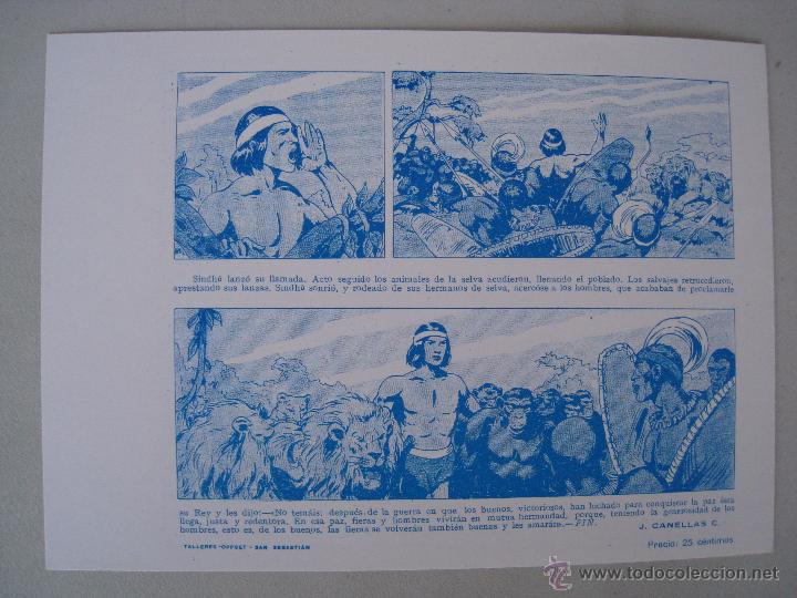 Tebeos: CUBIERTAS - SINDHU Y EL LEON SAGRADO - FACSIMIL. - Foto 4