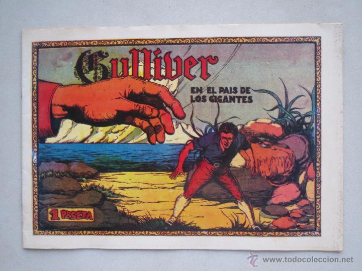 Tebeos: GULLIVER EN EL PAIS DE LOS GIGANTES - FACSIMIL. - Foto 2