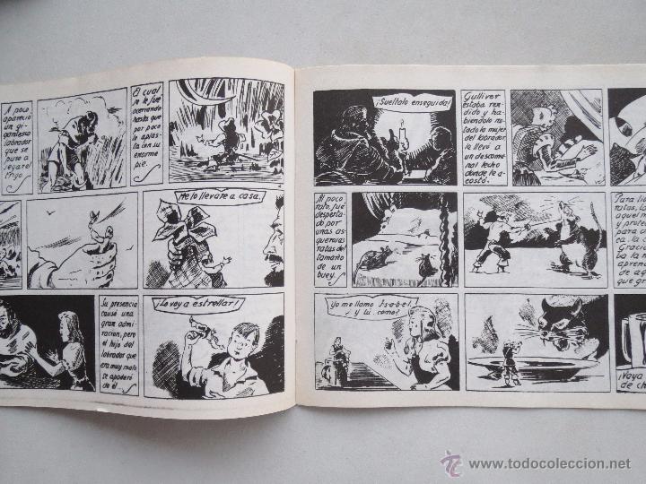 Tebeos: GULLIVER EN EL PAIS DE LOS GIGANTES - FACSIMIL. - Foto 3