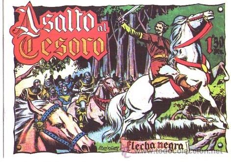Tebeos: Facsimil  Flecha Negra  N&ordm; 4 - Foto 1