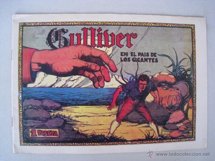 Tebeos: GULLIVER EN EL PAIS DE LOS GIGANTES - FACSIMIL. - Foto 1