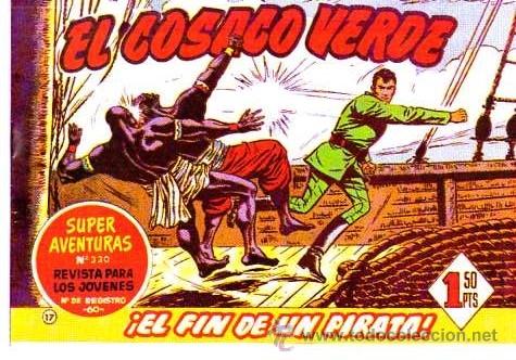 Tebeos: Facsimil  El Cosaco Verde  N&ordm; 17 - Foto 1