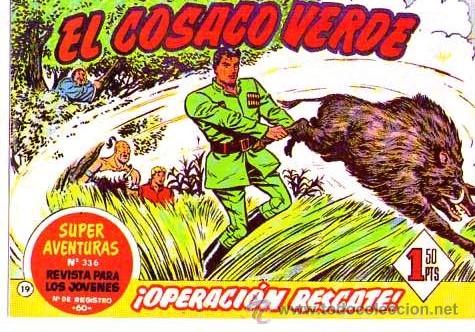 Tebeos: Facsimil  El Cosaco Verde  N&ordm; 19 - Foto 1