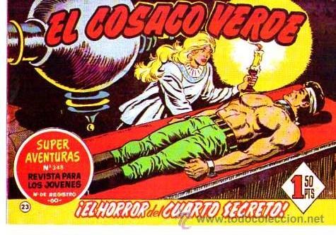 Tebeos: Facsimil  El Cosaco Verde  N&ordm; 23 - Foto 1