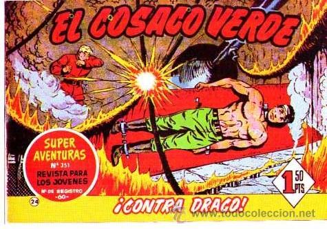 Tebeos: Facsimil  El Cosaco Verde  N&ordm; 24 - Foto 1