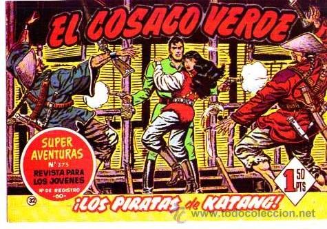 Tebeos: Facsimil  El Cosaco Verde  N&ordm; 32 - Foto 1