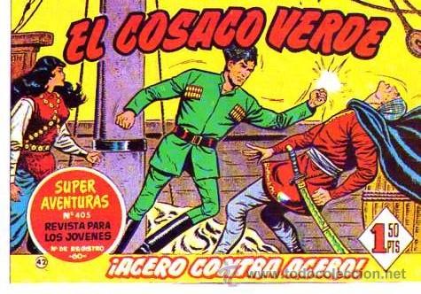 Tebeos: Facsimil  El Cosaco Verde  N&ordm; 42 - Foto 1