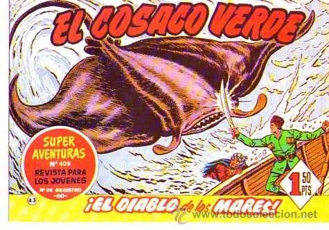 Tebeos: Facsimil  El Cosaco Verde  N&ordm; 43 - Foto 1