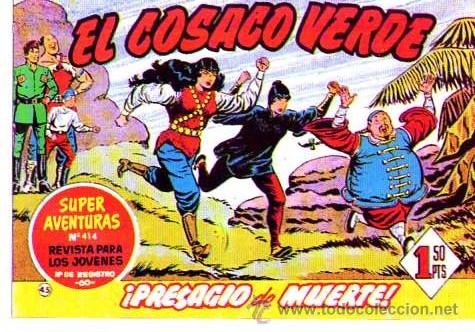 Tebeos: Facsimil  El Cosaco Verde  N&ordm; 45 - Foto 1