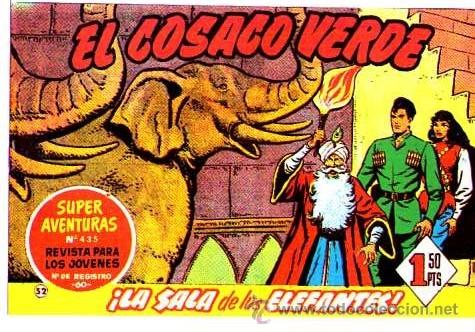 Tebeos: Facsimil  El Cosaco Verde  N&ordm; 52 - Foto 1