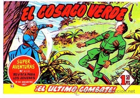 Tebeos: Facsimil  El Cosaco Verde  N&ordm; 53 - Foto 1