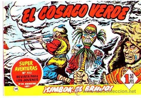 Tebeos: Facsimil El Cosaco Verde N&ordm; 58 - Foto 1