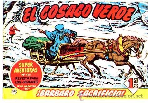 Tebeos: Facsimil  El Cosaco Verde  N&ordm; 59 - Foto 1