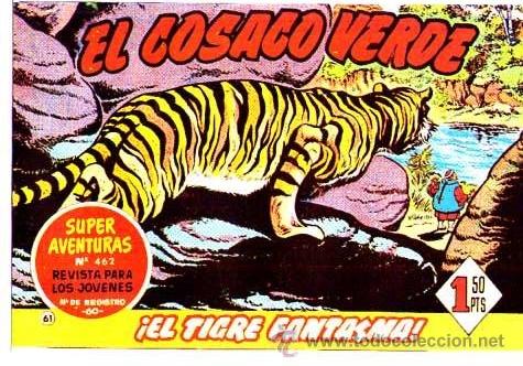Tebeos: Facsimil  El Cosaco Verde  N&ordm; 61 - Foto 1