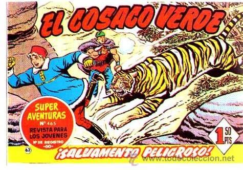 Tebeos: Facsimil  El Cosaco Verde  N&ordm; 62 - Foto 1