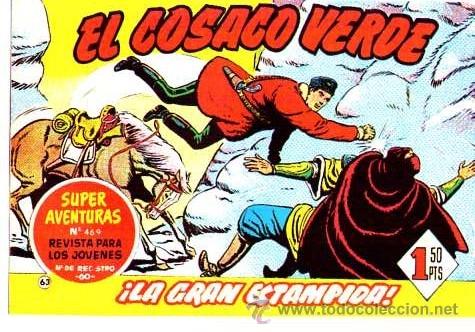 Tebeos: Facsimil  El Cosaco Verde  N&ordm; 63 - Foto 1