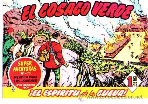 Tebeos: Facsimil  El Cosaco Verde  N&ordm; 65 - Foto 1