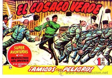 Tebeos: Facsimil  El Cosaco Verde  N&ordm; 69 - Foto 1