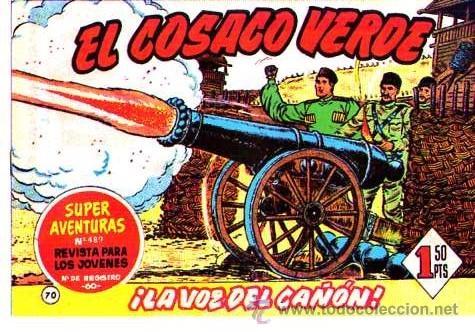 Tebeos: Facsimil  El Cosaco Verde  N&ordm; 70 - Foto 1