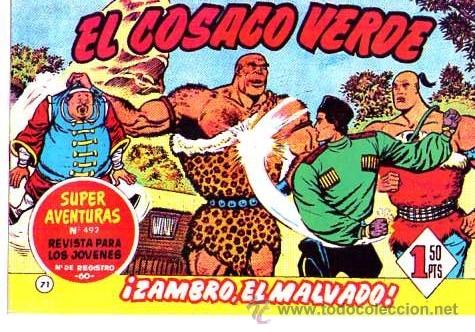 Tebeos: Facsimil  El Cosaco Verde  N&ordm; 71 - Foto 1
