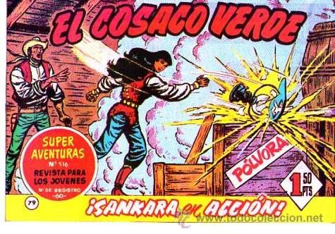 Tebeos: Facsimil  El Cosaco Verde  N&ordm; 79 - Foto 1