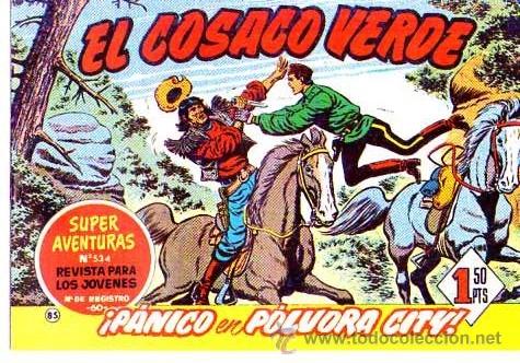Tebeos: Facsimil  El Cosaco Verde  N&ordm; 85 - Foto 1