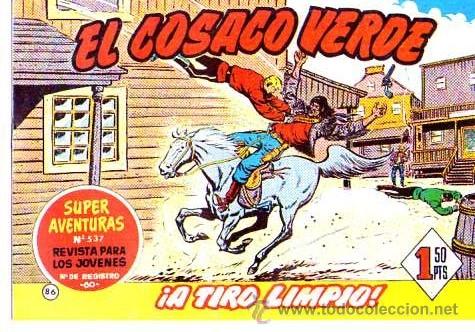 Tebeos: Facsimil  El Cosaco Verde  N&ordm; 86 - Foto 1