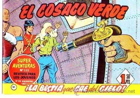 Tebeos: Facsimil  El Cosaco Verde  N&ordm; 91 - Foto 1