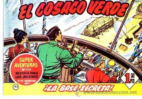 Tebeos: Facsimil  El Cosaco Verde  N&ordm; 93 - Foto 1