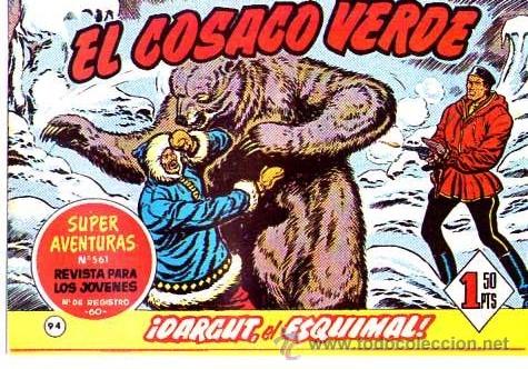 Tebeos: Facsimil  El Cosaco Verde  N&ordm; 94 - Foto 1