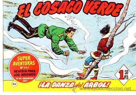 Tebeos: Facsimil  El Cosaco Verde  N&ordm; 96 - Foto 1
