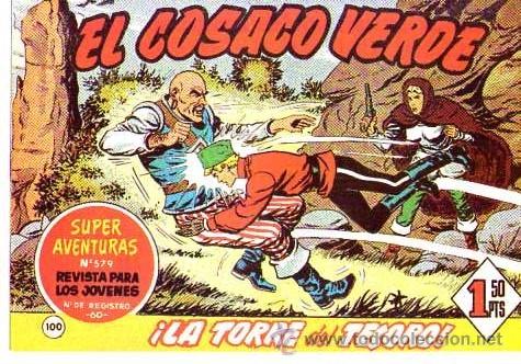 Tebeos: Facsimil  El Cosaco Verde  N&ordm; 100 - Foto 1