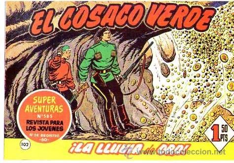 Tebeos: Facsimil  El Cosaco Verde  N&ordm; 102 - Foto 1