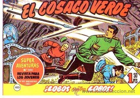 Tebeos: Facsimil  El Cosaco Verde  N&ordm; 103 - Foto 1
