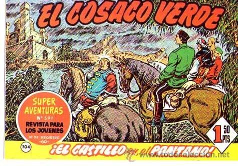 Tebeos: Facsimil  El Cosaco Verde  N&ordm; 104 - Foto 1