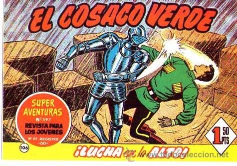 Tebeos: Facsimil  El Cosaco Verde  N&ordm; 106 - Foto 1
