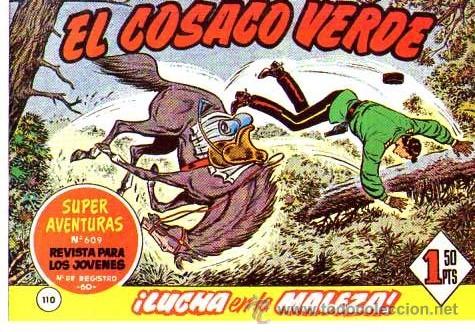 Tebeos: Facsimil  El Cosaco Verde  N&ordm; 110 - Foto 1