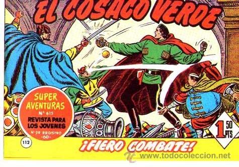 Tebeos: Facsimil  El Cosaco Verde  N&ordm; 112 - Foto 1