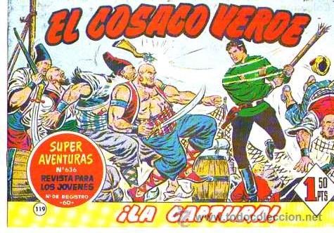 Tebeos: Facsimil  El Cosaco Verde  N&ordm; 119 - Foto 1