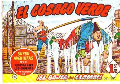 Tebeos: Facsimil  El Cosaco Verde  N&ordm; 122 - Foto 1