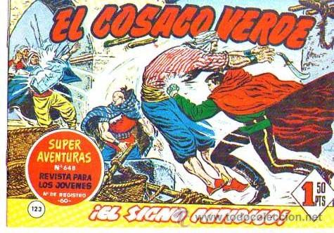 Tebeos: Facsimil  El Cosaco Verde  N&ordm; 123 - Foto 1