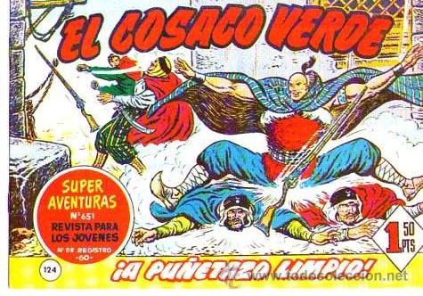 Tebeos: Facsimil  El Cosaco Verde  N&ordm; 124 - Foto 1