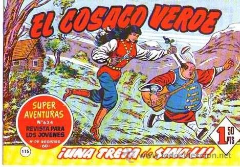 Tebeos: Facsimil Cosaco Verde  N&ordm; 115 - Foto 1