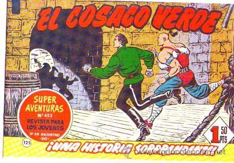 Tebeos: Facsimil  El Cosaco Verde  N&ordm; 125 - Foto 1