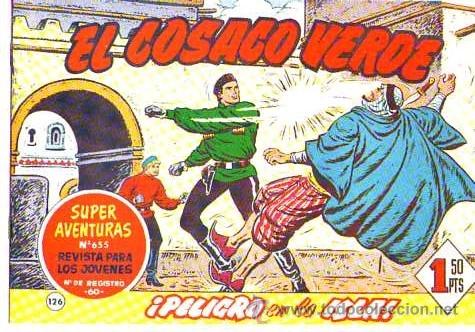 Tebeos: Facsimil  El Cosaco Verde  N&ordm; 126 - Foto 1
