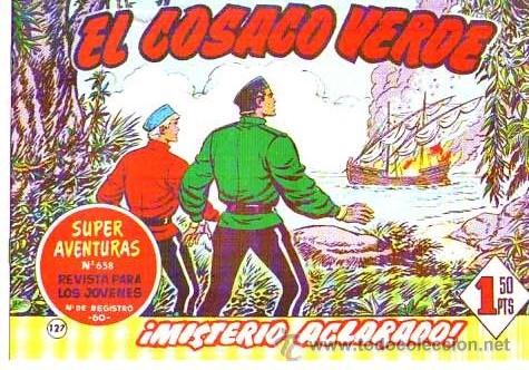 Tebeos: Facsimil  El Cosaco Verde  N&ordm; 127 - Foto 1