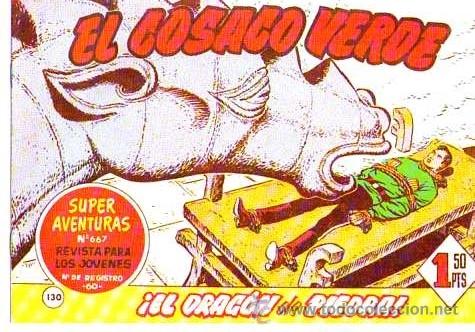 Tebeos: Facsimil  El Cosaco Verde  N&ordm; 130 - Foto 1