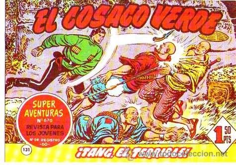 Tebeos: Facsimil  El Cosaco Verde  N&ordm; 131 - Foto 1