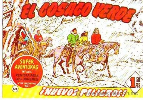Tebeos: Facsimil  El Cosaco Verde  N&ordm; 135 - Foto 1