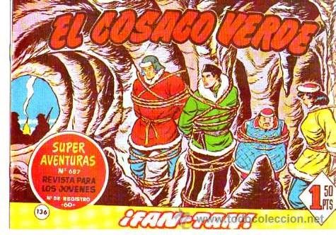 Tebeos: Facsimil  El Cosaco Verde  N&ordm; 136 - Foto 1